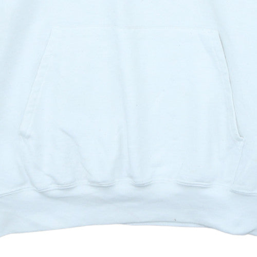 Authentic Men’s White Volleyball Pullover Hoodie L Fleece
