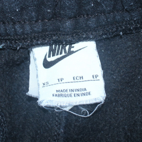 Nike Men's Black XS Fleece Sweatpants Regular Fit Tapered Joggers