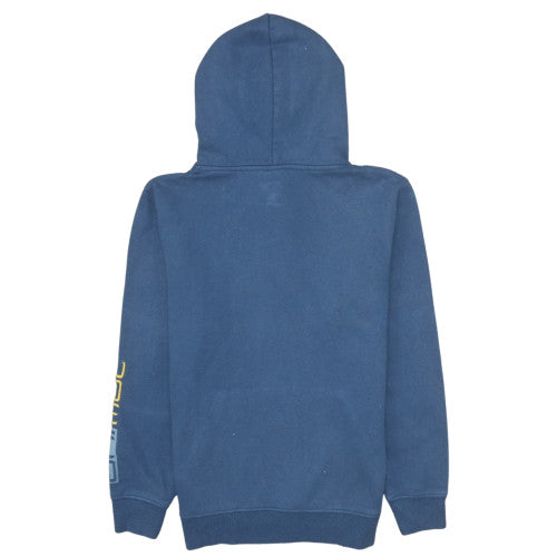 Animal Boys Blue Pullover Hoodie 13-14 Years Cotton Graphic Print Sweatshirt