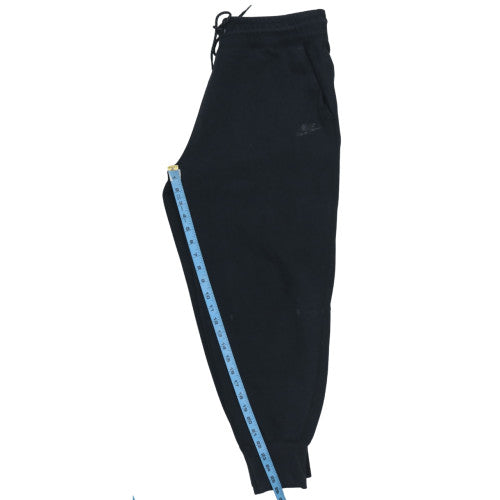 Nike Men's Black Jogger Trousers L Fleece Regular Fit Elastic Waist