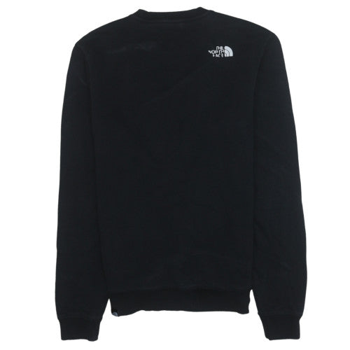 The North Face Men Black Pullover Sweatshirt Size S Fleece Crew Neck