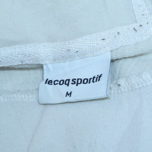 Le Coq Sportif Men's White M 1/4 Zip Hoodie Pullover Fleece