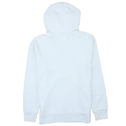 Levi's Womens White Pullover Hoodie Medium Graphic Logo Sweatshirt