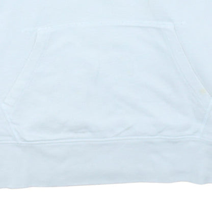 Levi's Womens White Pullover Hoodie Medium Graphic Logo Sweatshirt