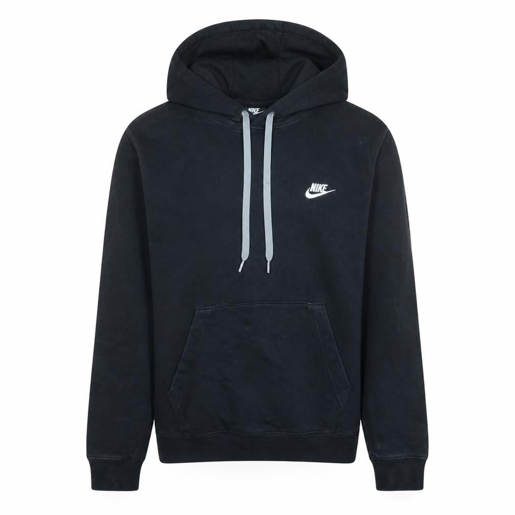 Nike Men's Black XS Pullover Hoodie with Logo and Pockets