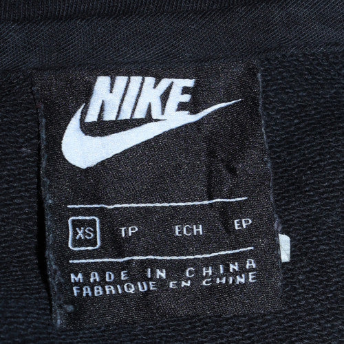 Nike Men's Black XS Pullover Hoodie with Logo and Pockets