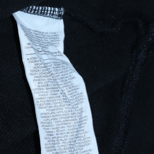 Nike Men's Black XS Pullover Hoodie with Logo and Pockets