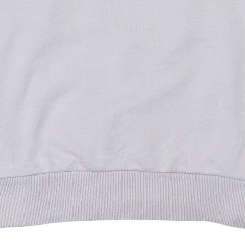 Reebok Women’s Grey Logo Crew Neck Pullover Sweatshirt L