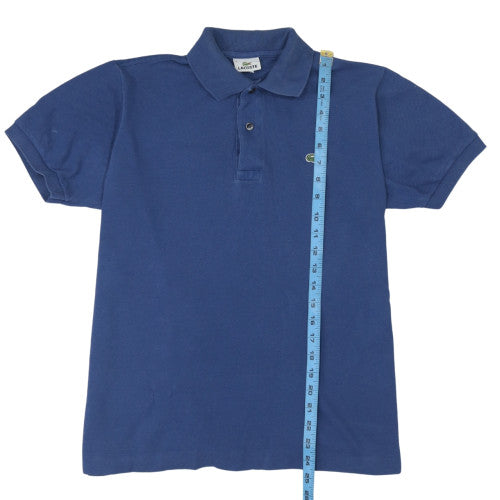 Lacoste Men's Blue Cotton Polo Shirt Size S Regular Fit