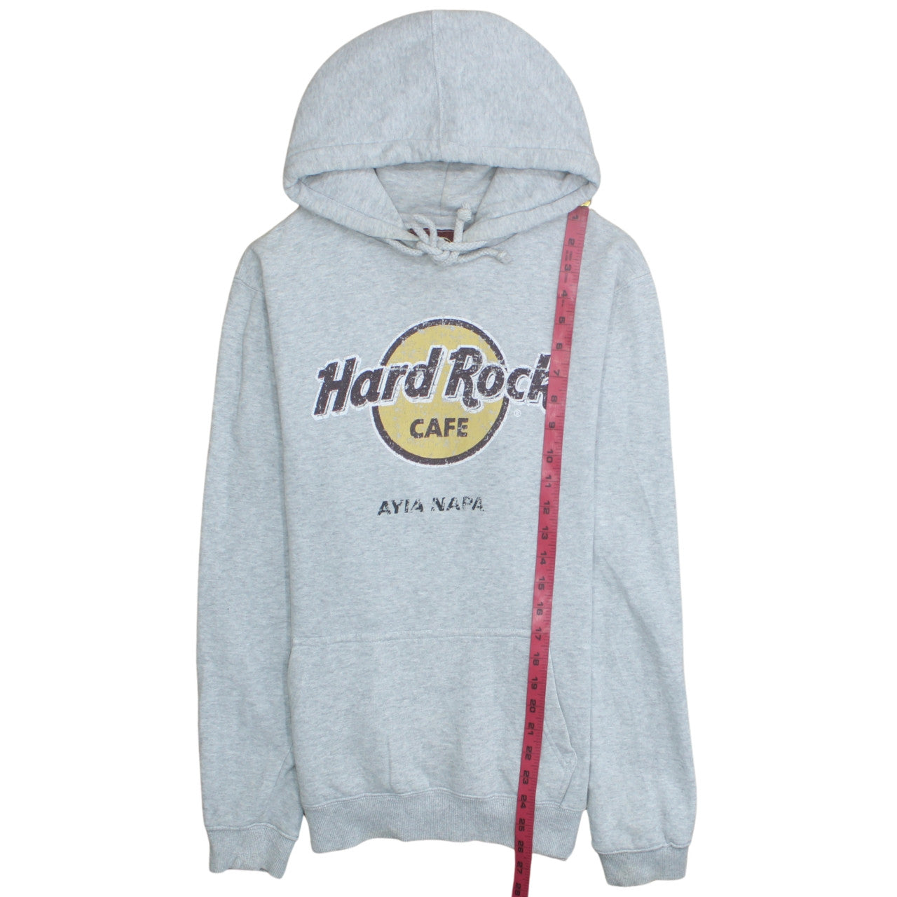 Hard Rock Cafe Grey Pullover Hoodie Women Medium Ayia Napa Logo