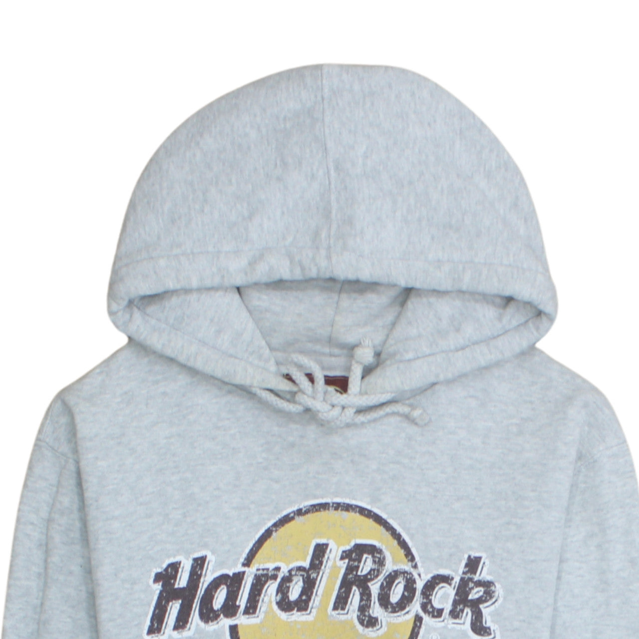 Hard Rock Cafe Grey Pullover Hoodie Women Medium Ayia Napa Logo