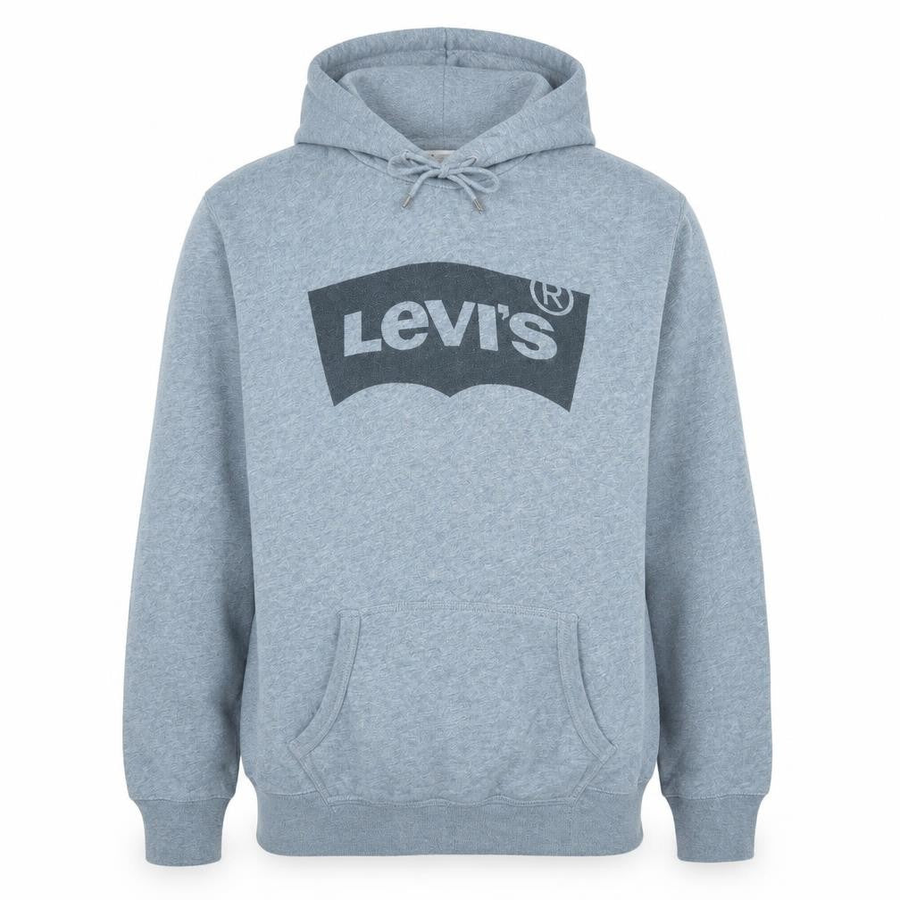 Levi's Men's Grey Logo Pullover Hoodie Size L Regular Fit