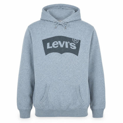Levi's Men's Grey Logo Pullover Hoodie Size L Regular Fit