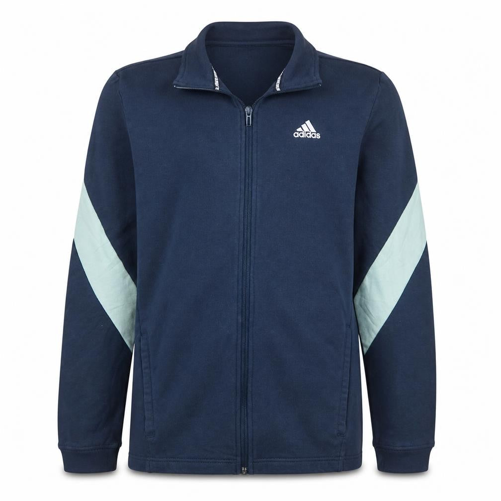 Adidas Men's Blue Full Zip Sweatshirt Jacket Size S