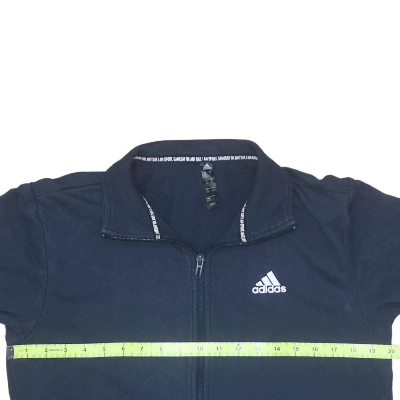 Adidas Men's Blue Full Zip Sweatshirt Jacket Size S