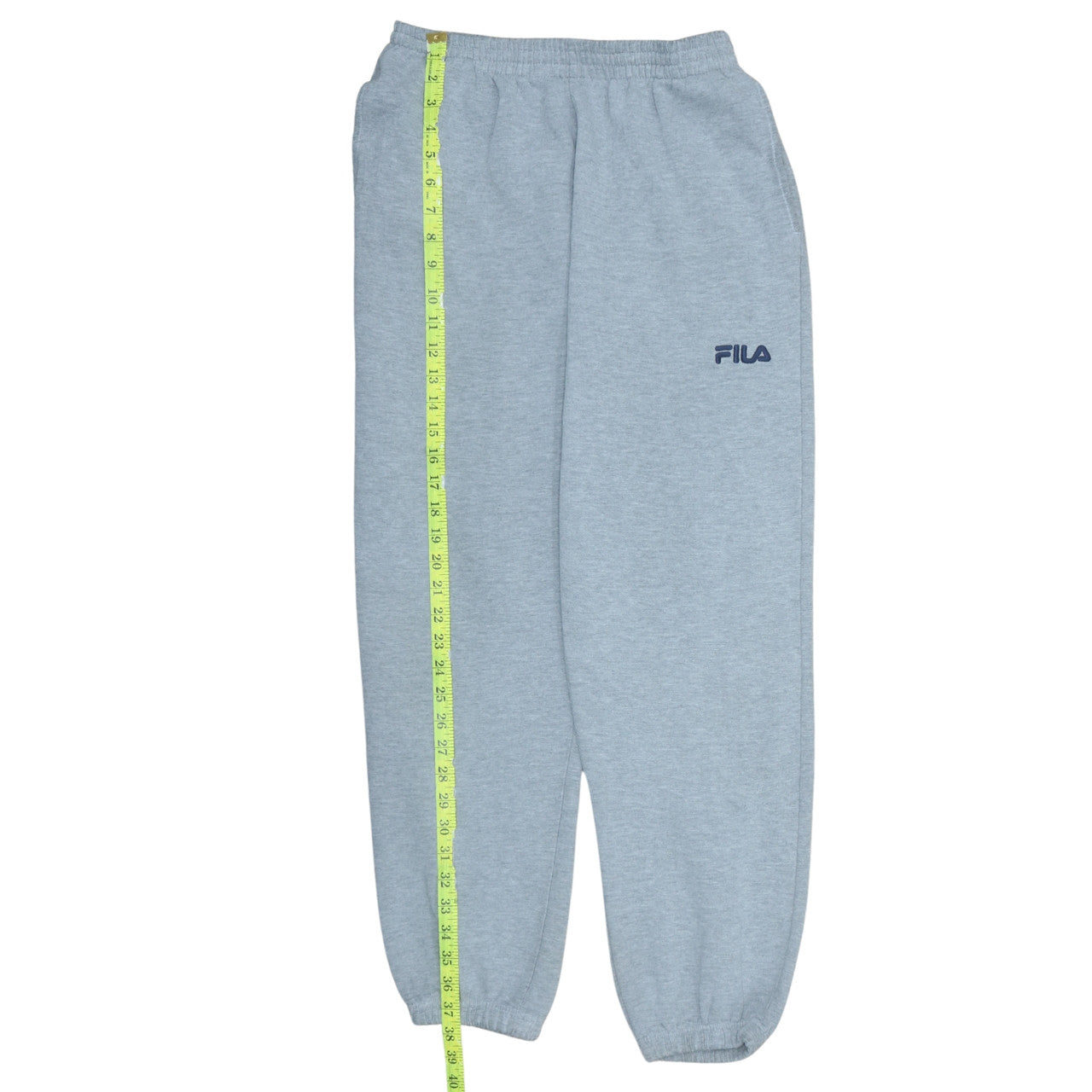 FILA Men's Grey Regular Fit Sweatpants M Casual Fleece Joggers