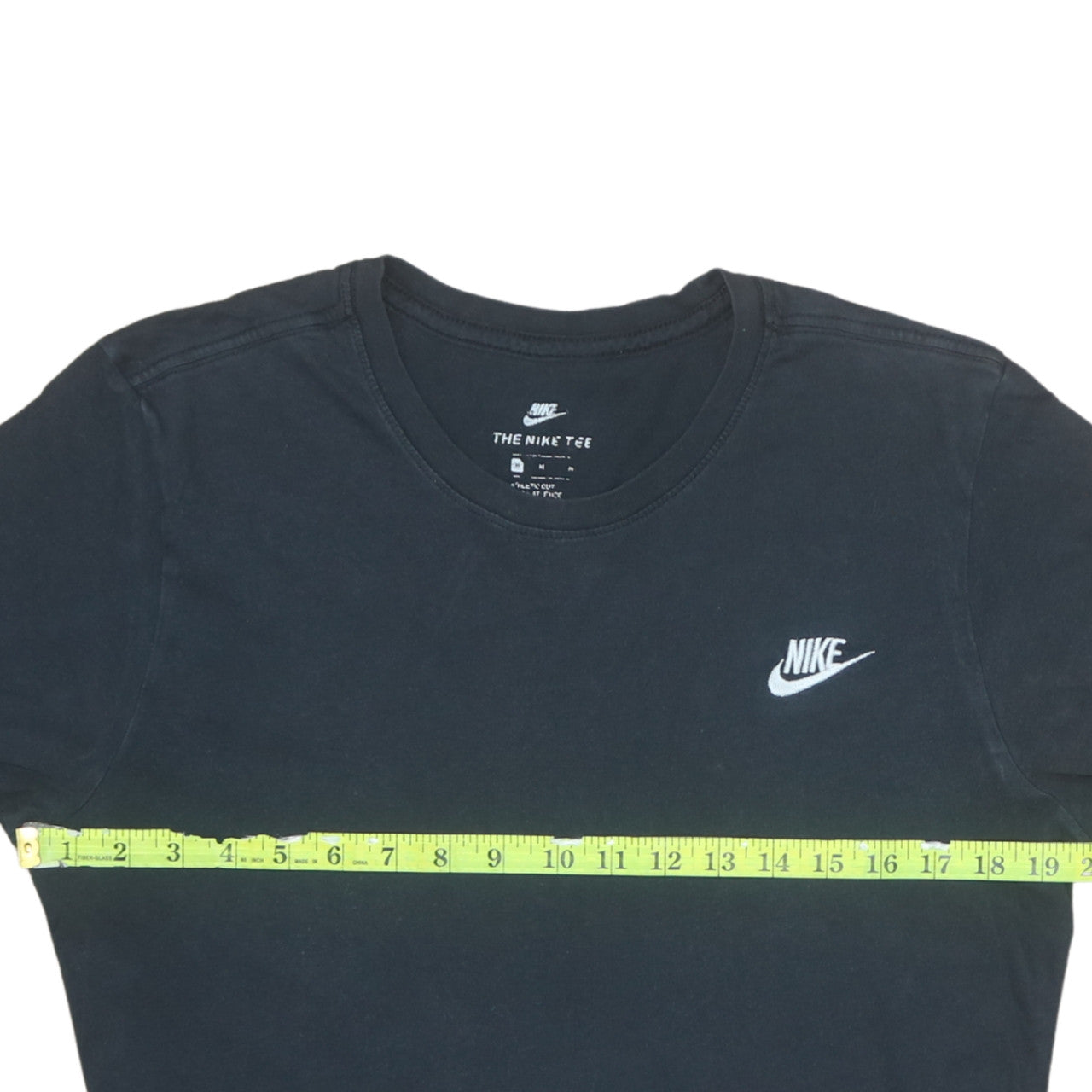 Nike Men's Black Crew Neck Athletic Fit Cotton T-Shirt M