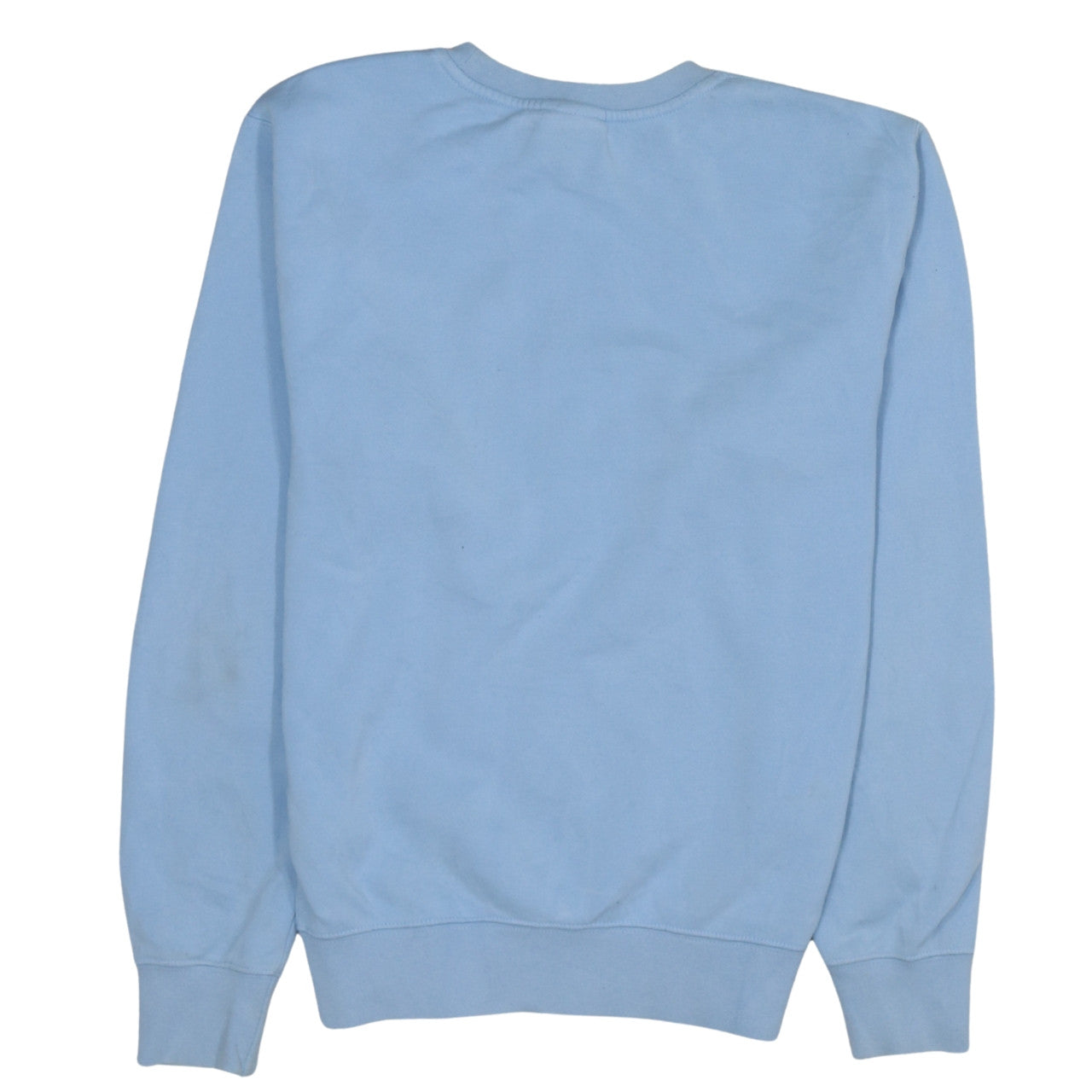 Nike Womens Blue XS Pullover Crew Neck Sweatshirt Cotton Blend