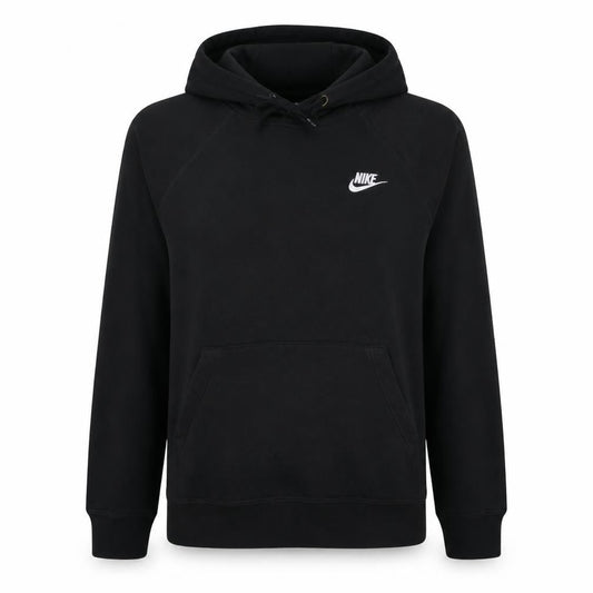 Nike Womens Black Pullover Hoodie Small Hooded Sweatshirt