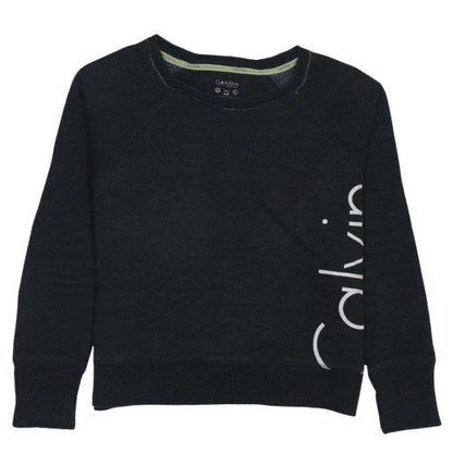 Calvin Klein Performance Womens Black Small Pullover Sweatshirt