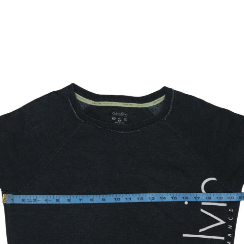 Calvin Klein Performance Womens Black Small Pullover Sweatshirt