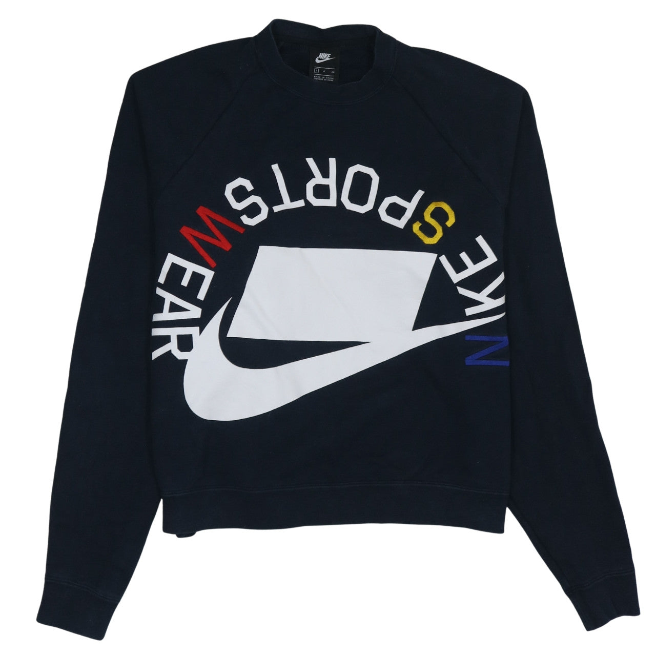 Nike Women's Black Sportswear Crew Neck Sweatshirt Size S