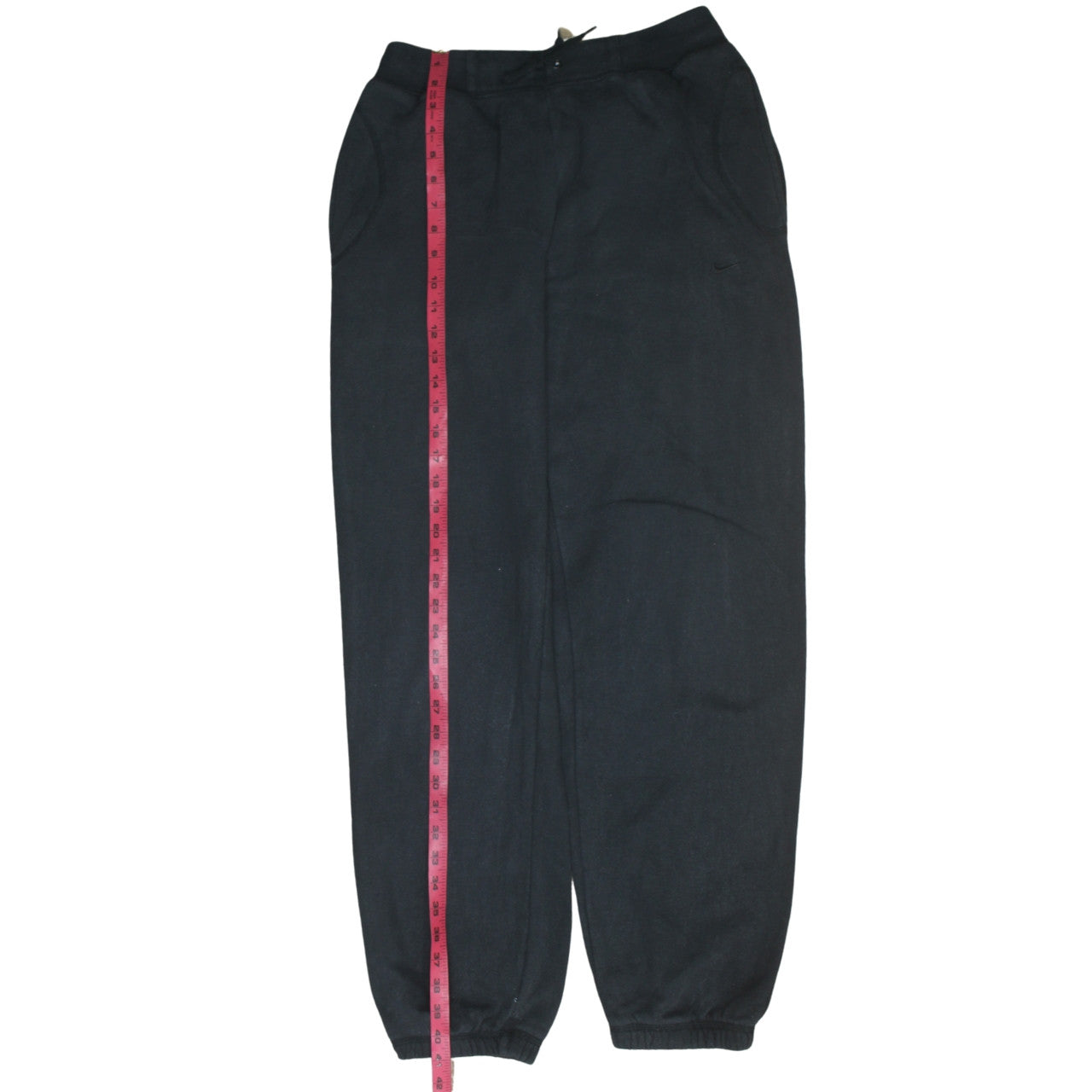 Nike Mens Black Fleece Sweatpants M Regular Fit Drawstring Joggers