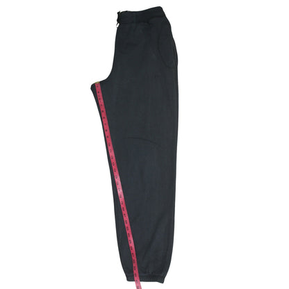 Nike Mens Black Fleece Sweatpants M Regular Fit Drawstring Joggers