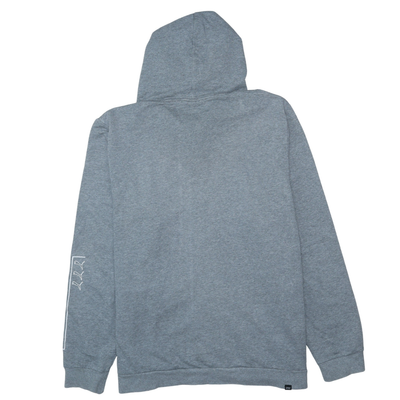 Puma Men’s Grey Full Zip Hoodie XL Sportswear Sweatshirt
