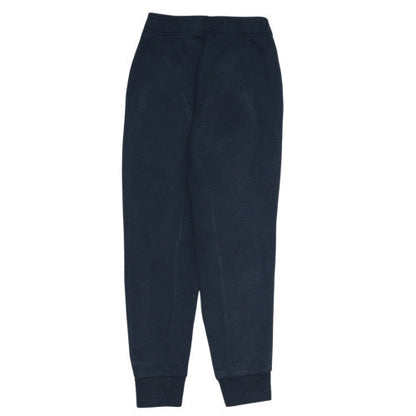 Additional front view of Adidas boys’ navy blue jogger sweatpants 11 years elastic waist pull-on