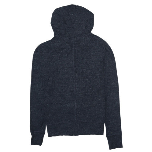 Nike Men's Black Small Full Zip Hoodie with Logo and Pockets
