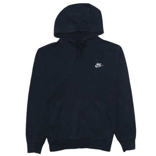 Nike Men's Black M Pullover Hoodie with Logo and Kangaroo Pocket