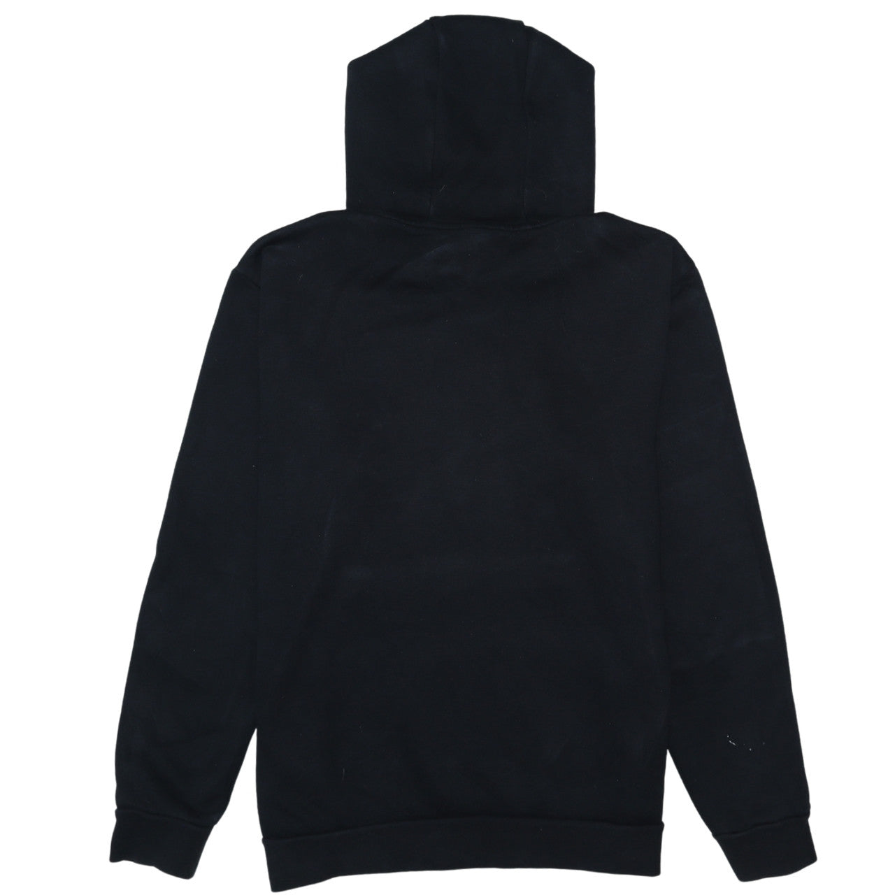 Adidas Mens Black Pullover Hoodie Size L Logo Sports Fleece Sweatshirt
