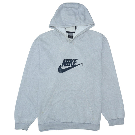 Nike Men’s Grey XL Pullover Hoodie Fleece Logo Sportswear