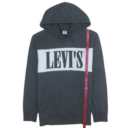 Levi's Men's Black Pullover Hoodie M Regular Fit Graphic Logo