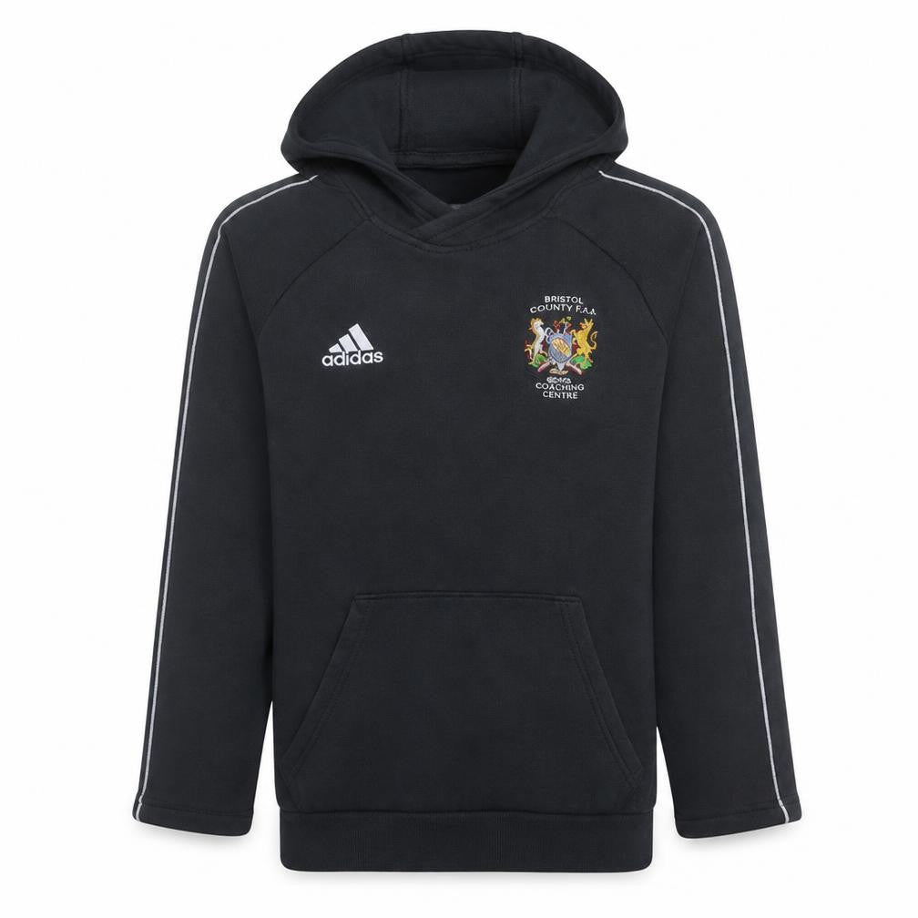 Adidas Men's Black S Pullover Hoodie with Logo and College Crest