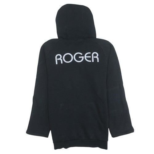 Adidas Men's Black S Pullover Hoodie with Logo and College Crest