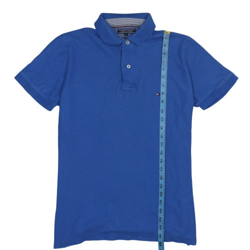 Tommy Hilfiger Men's Blue Regular Fit Cotton Polo Shirt M