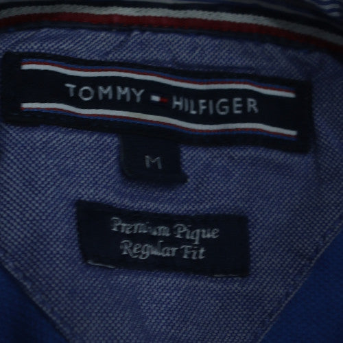 Tommy Hilfiger Men's Blue Regular Fit Cotton Polo Shirt M