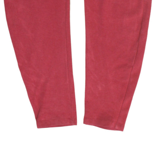 Nike Men's Red Fleece Jogger Trousers Size S Regular Fit