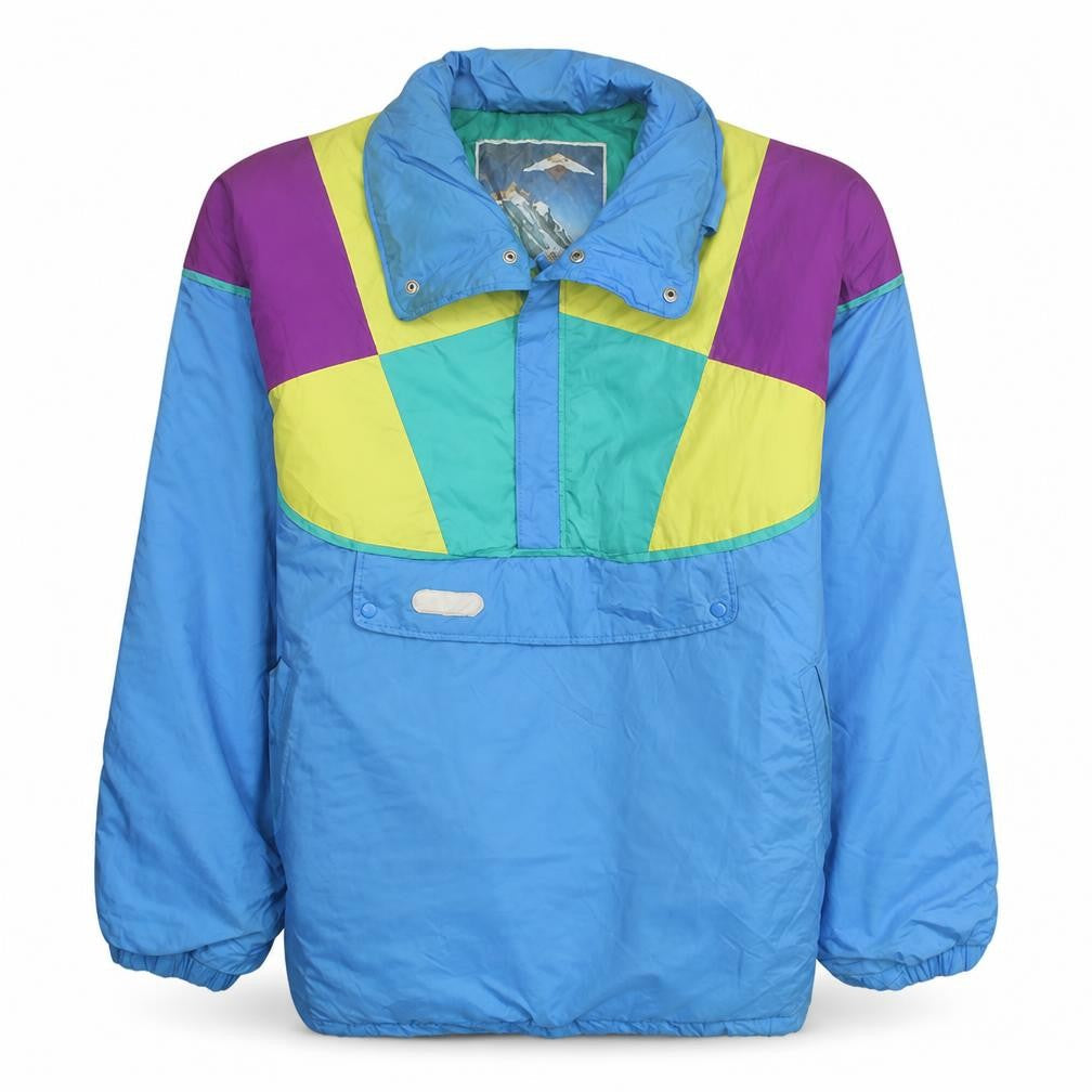 Eider Men's Multicoloured 80s Ski Anorak Jacket Size 50 Regular