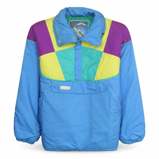 Eider Men's Multicoloured 80s Ski Anorak Jacket Size 50 Regular