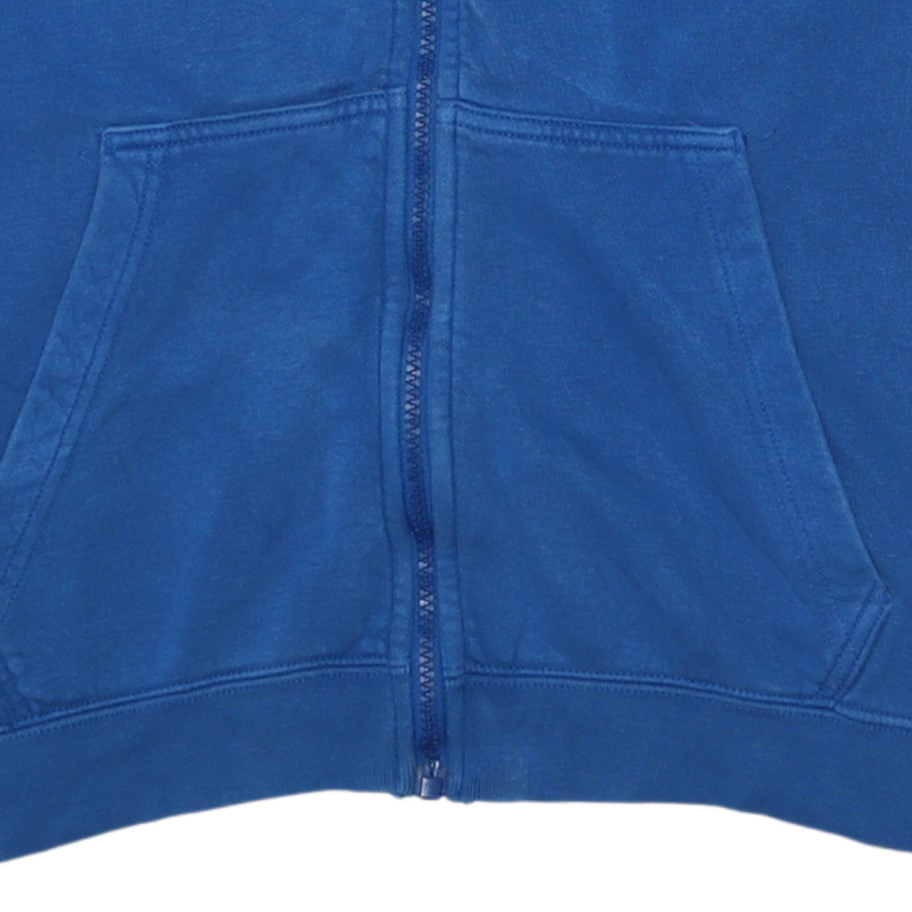 Nike Men's Blue Full Zip Hoodie Size M Fleece Sweatshirt