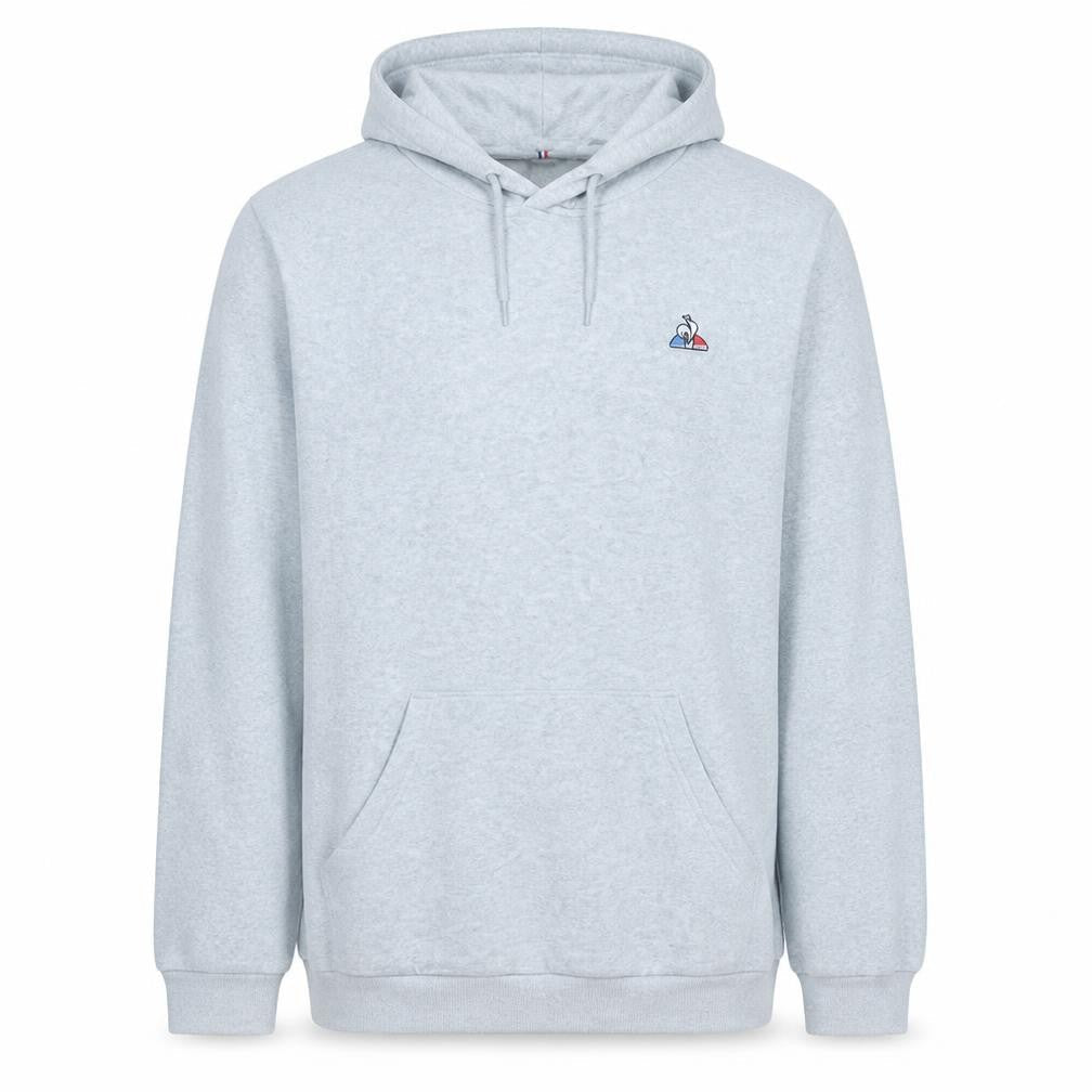 Le Coq Sportif Men's Grey 2XL Pullover Hoodie with Logo