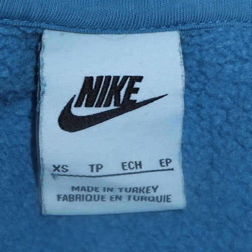 Nike Men's Blue XS Half Zip Fleece Sweatshirt