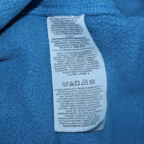 Nike Men's Blue XS Half Zip Fleece Sweatshirt
