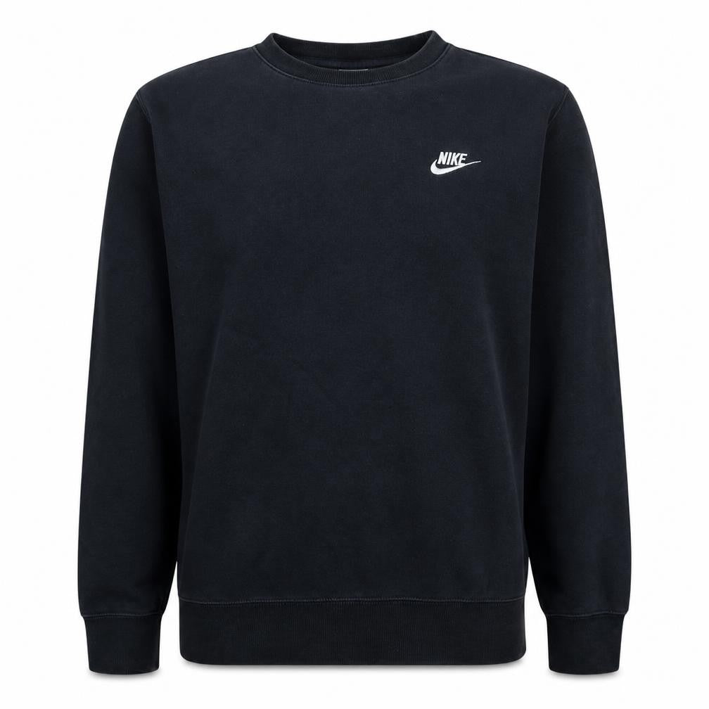 Nike Mens Black L Crew Neck Pullover Sweatshirt