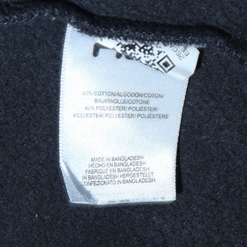 Fila Men's Black XS Pullover Hoodie with Logo Print