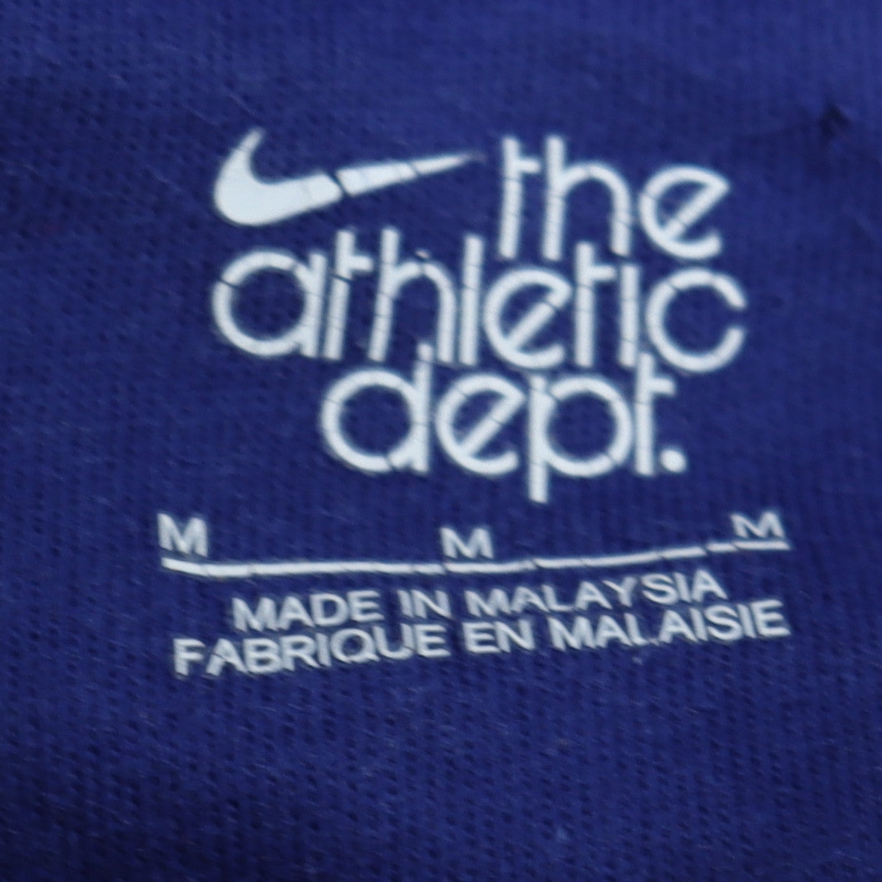 Nike Men's Blue Athletic Dept Pullover Hoodie Size M