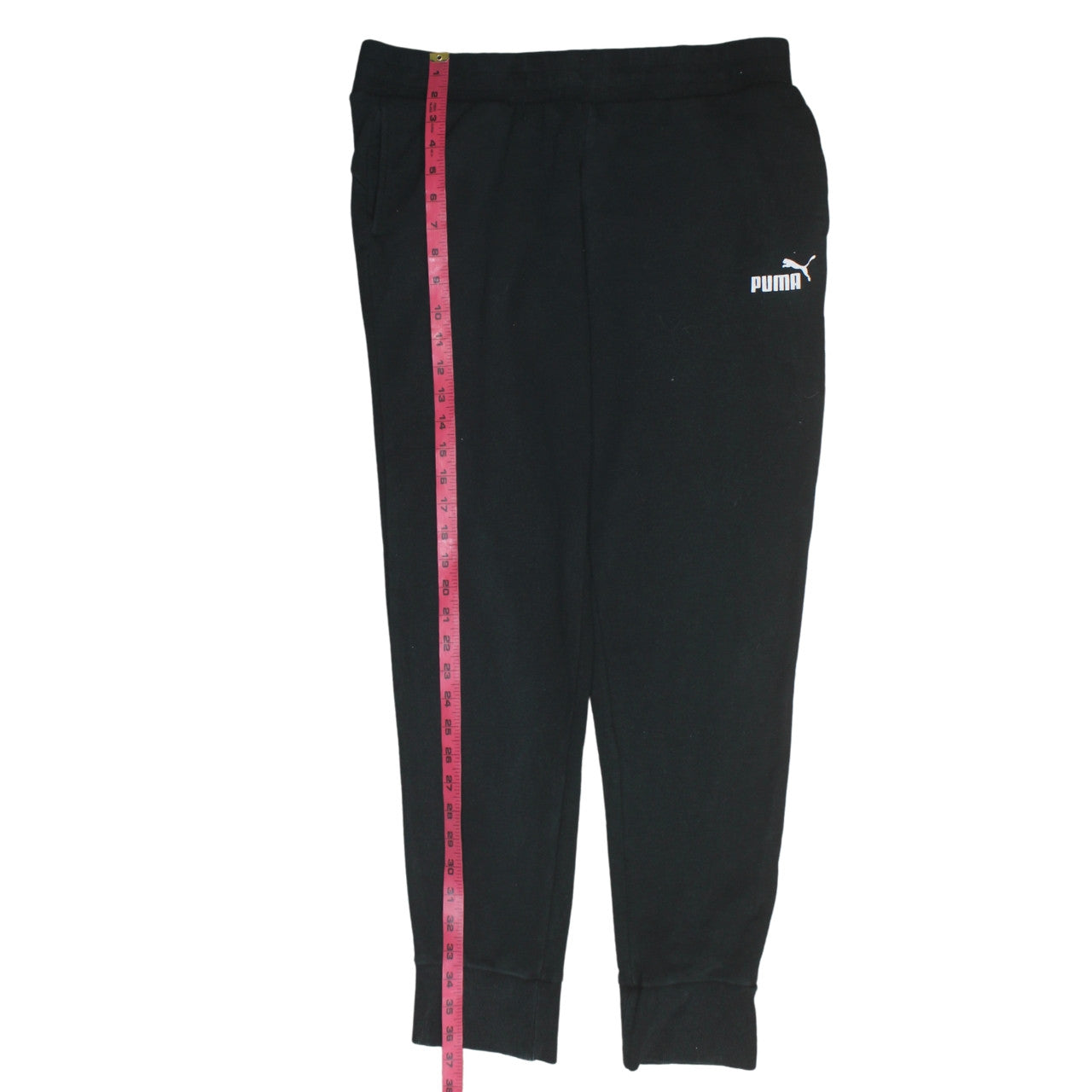 Puma Men's Black Jogger Sweatpants L Regular Fit Casual Sportswear